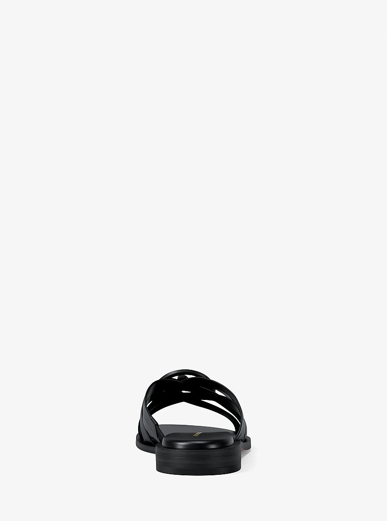 Sandalia Erika de piel in NEGRO | Michael Kors