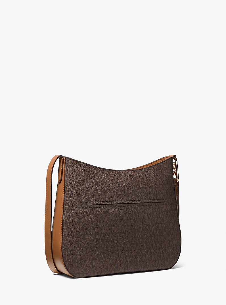 Bandolera Kensington grande con logotipo in MARR&Oacute;N/BELLOTA | Michael Kors