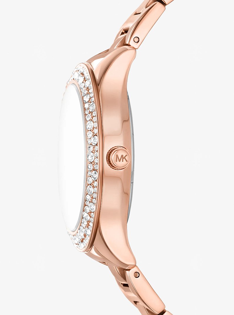 Liliane Pav&eacute; Rose Gold-Tone Watch in ROSE GOLD | Michael Kors