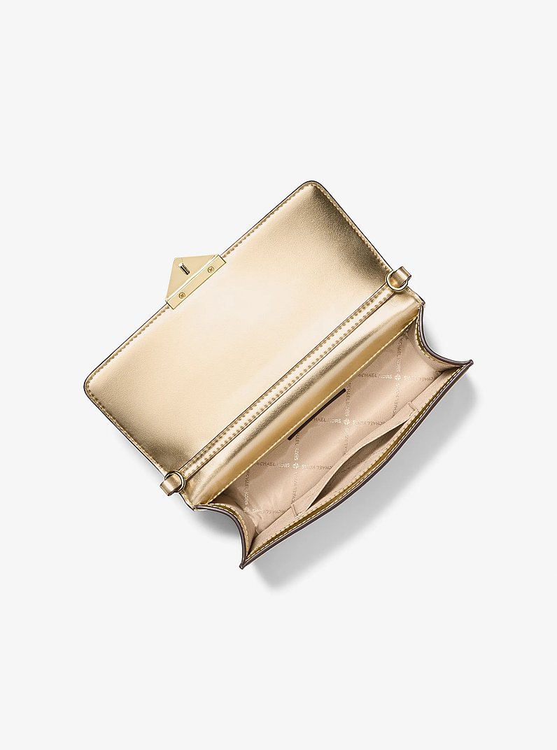 Cece Medium Metallic Clutch