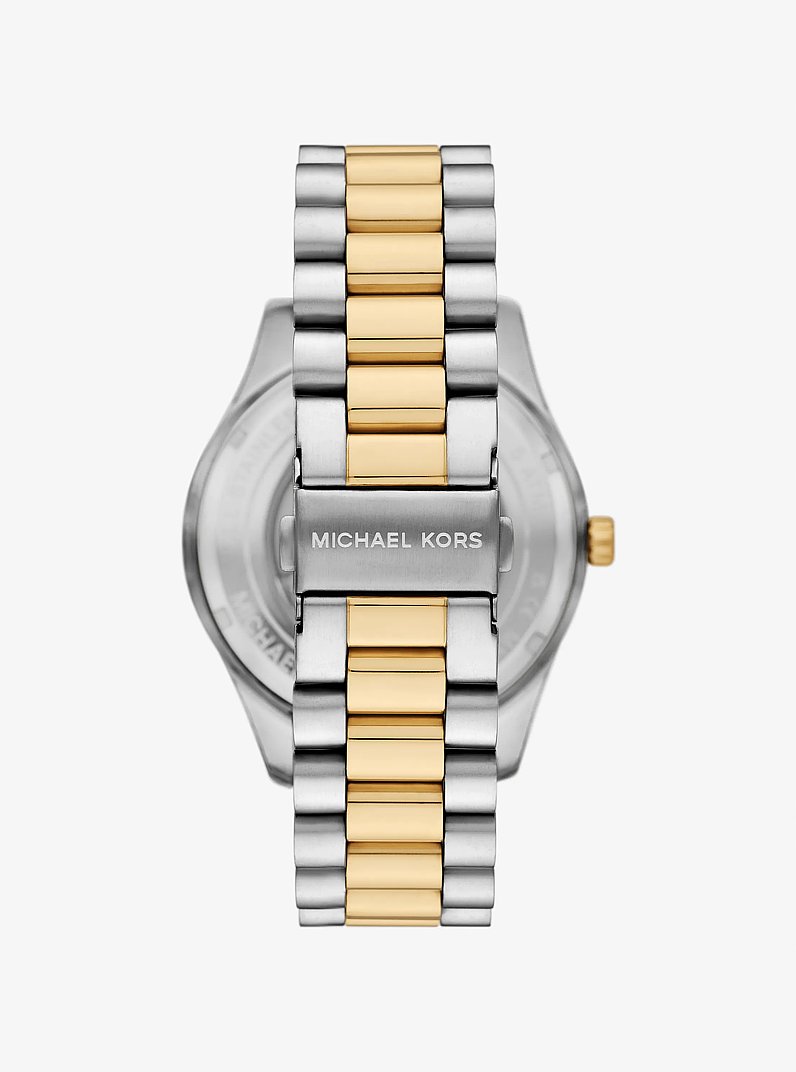 Oversized Lexington Two-Tone Watch in TWO TONE | Michael Kors
