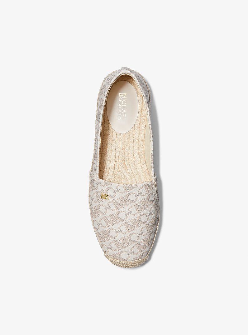 Kendrick Empire Signature Logo Slip-On Espadrille in VANILLA | Michael Kors