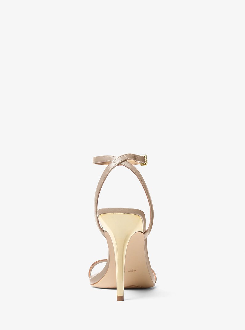 Liana Leather Sandal in BIRCH | Michael Kors