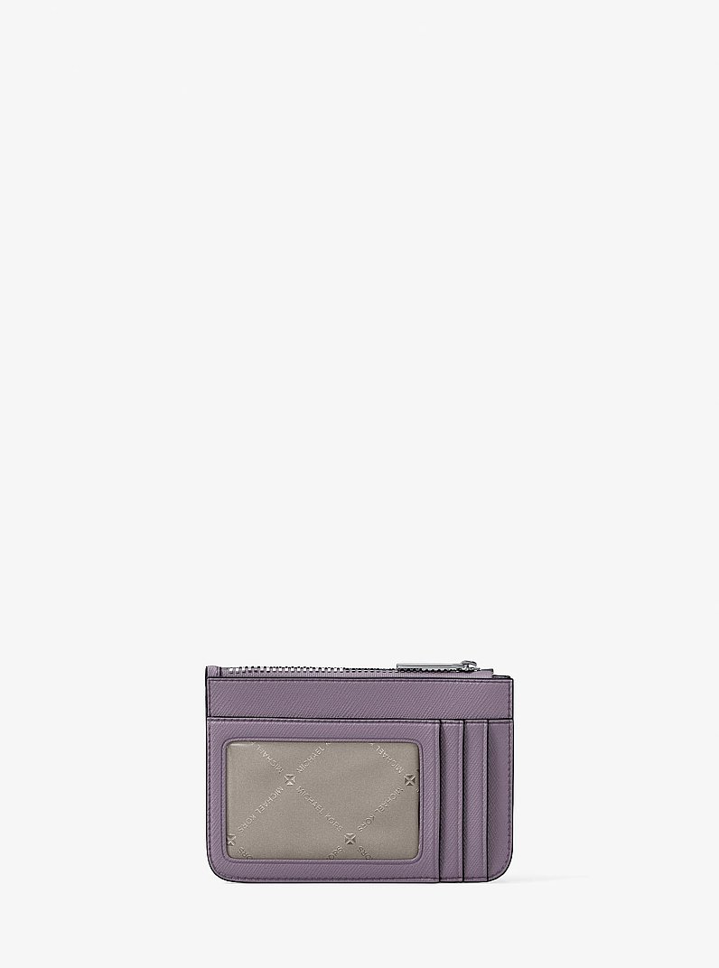 Porte-monnaie Jet Set en cuir Saffiano in LILAS | Michael Kors