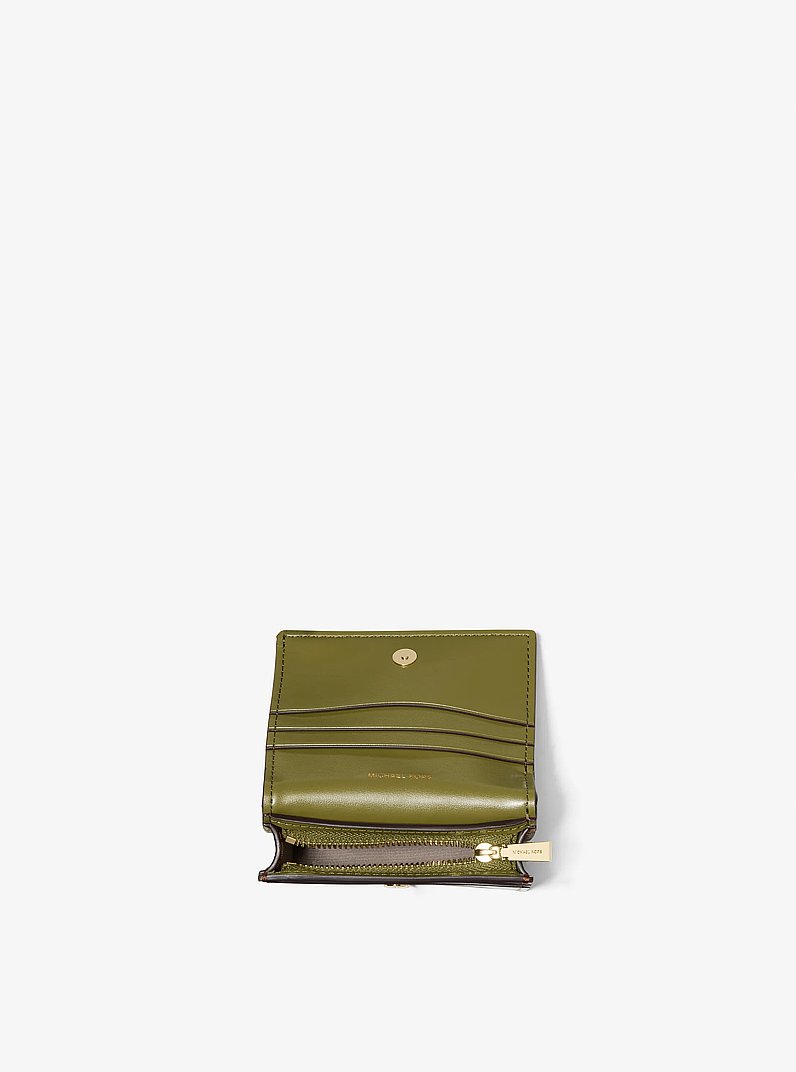 Portafoglio Hamilton Moderne piccolo in pelle in PISTACCHIO | Michael Kors
