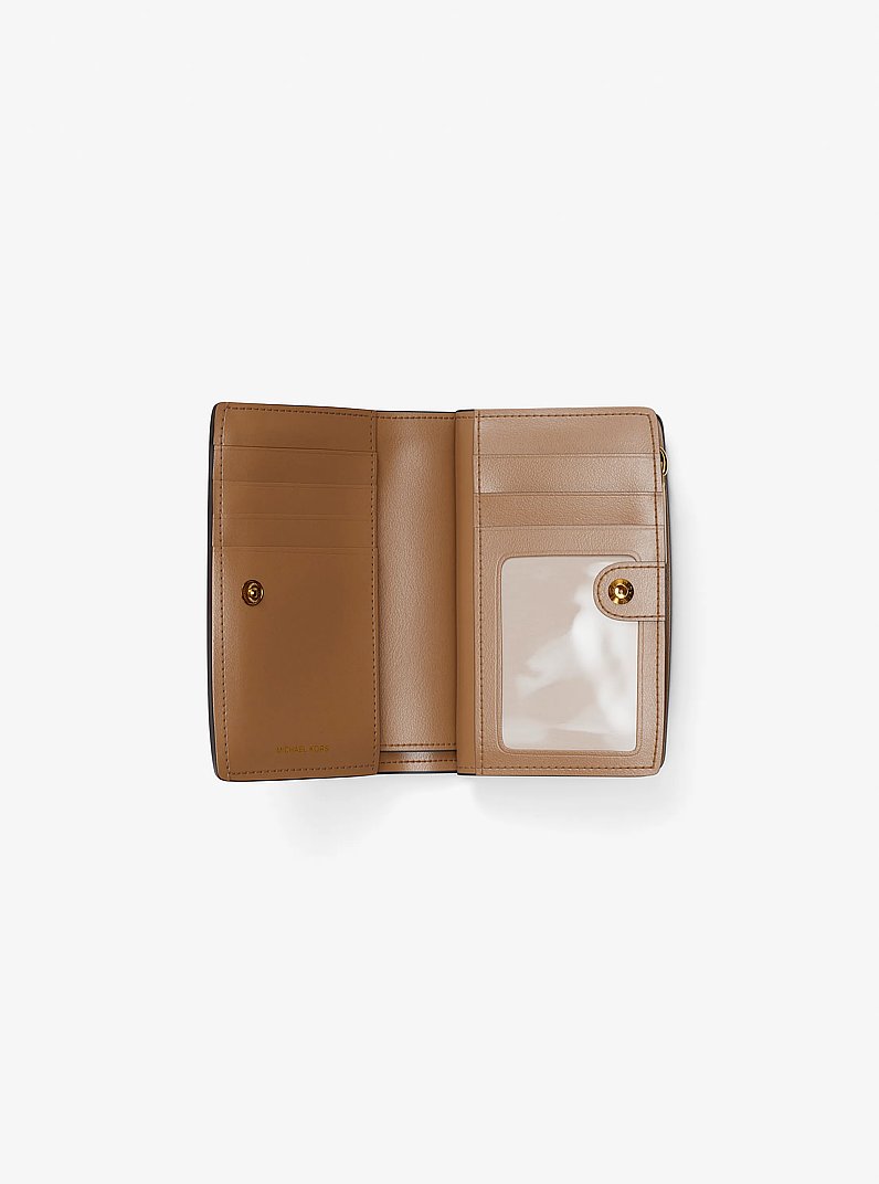 Portafoglio Bryant medio in pelle con logo goffrato in [3740] | Michael Kors