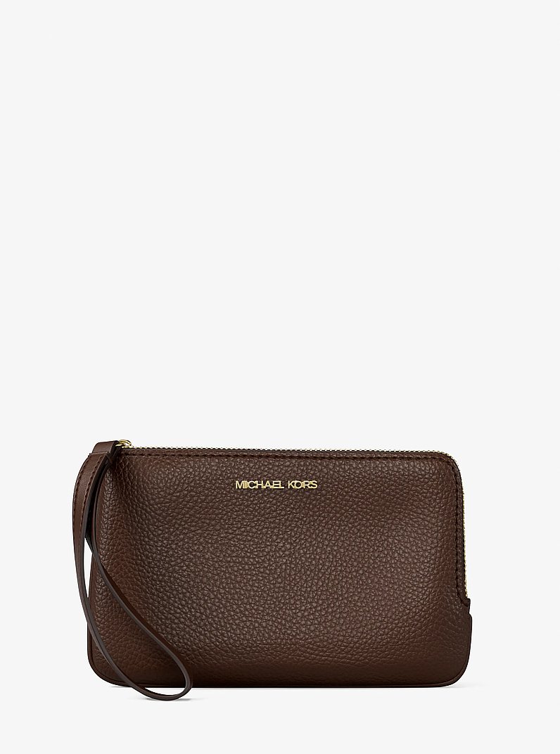 Jet Set Travel Small Wristlet in NUTMEG | Michael Kors