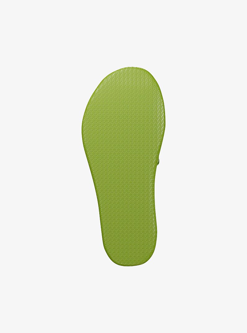 Palmer Ombr&eacute; Signature Logo Slide Sandal in JUNGLE | Michael Kors