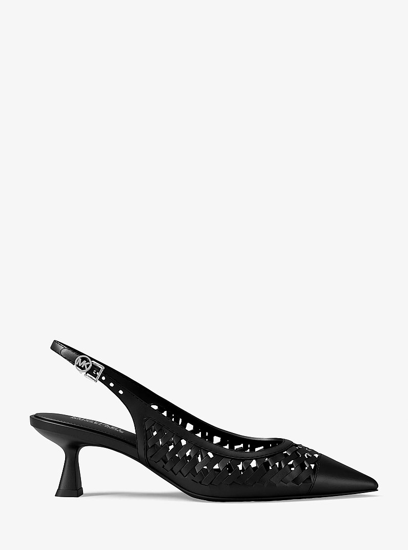 Amali Woven Pump in BLACK | Michael Kors