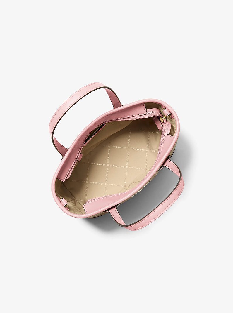 SAC &Agrave; DOS DE TAILLE MOYENNE &Agrave; FERMETURE &Eacute;CLAIR ET &Agrave; POCHE in ROSE POUDR&Eacute; | Michael Kors