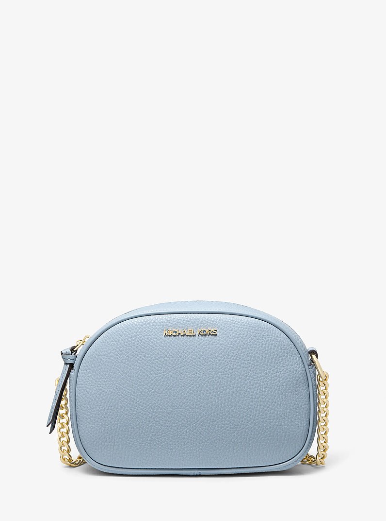 Jet Set Small Oval Crossbody Bag in PALE BLUE | Michael Kors