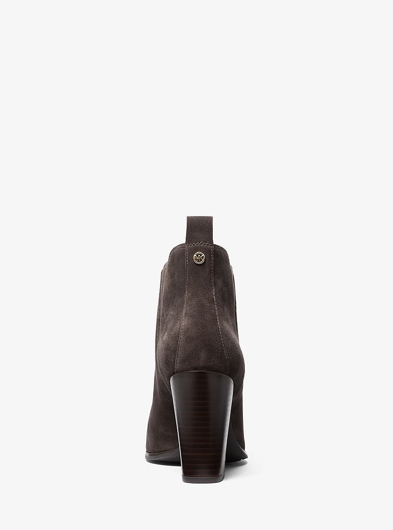Evaline Suede Boot in CHOCOLATE | Michael Kors