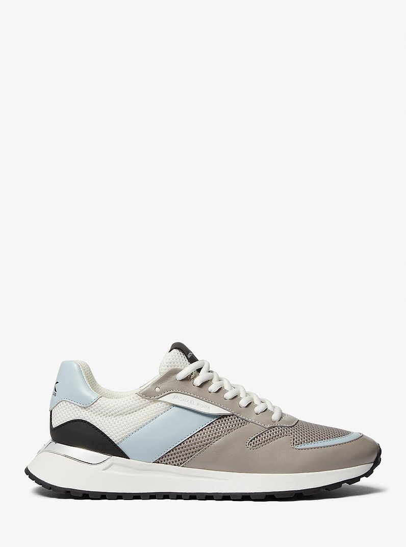 Dax Leather and Mesh Trainer