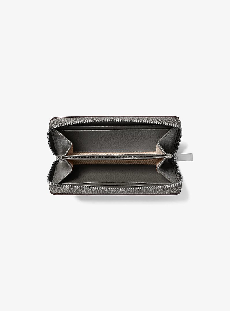 Jet Set Small Leather Wallet in SLATE | Michael Kors
