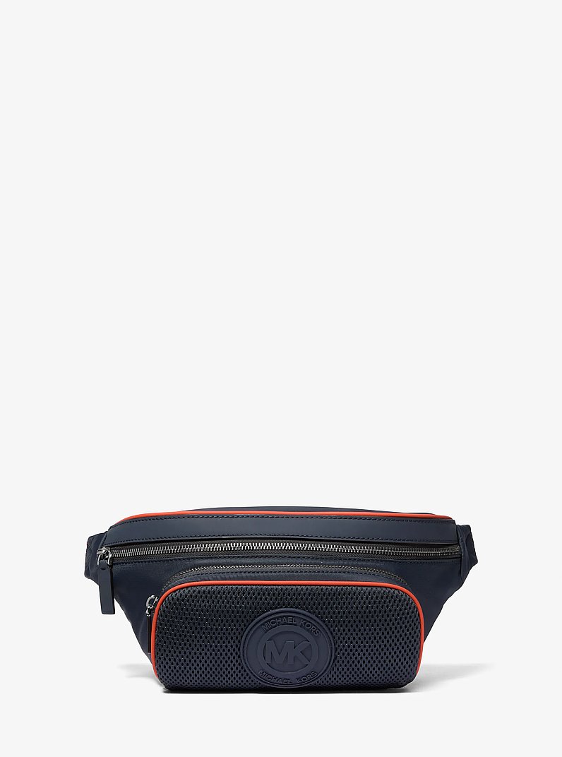 Ri&ntilde;onera bandolera utilitaria Lautner de nailon in AZUL MARINO | Michael Kors