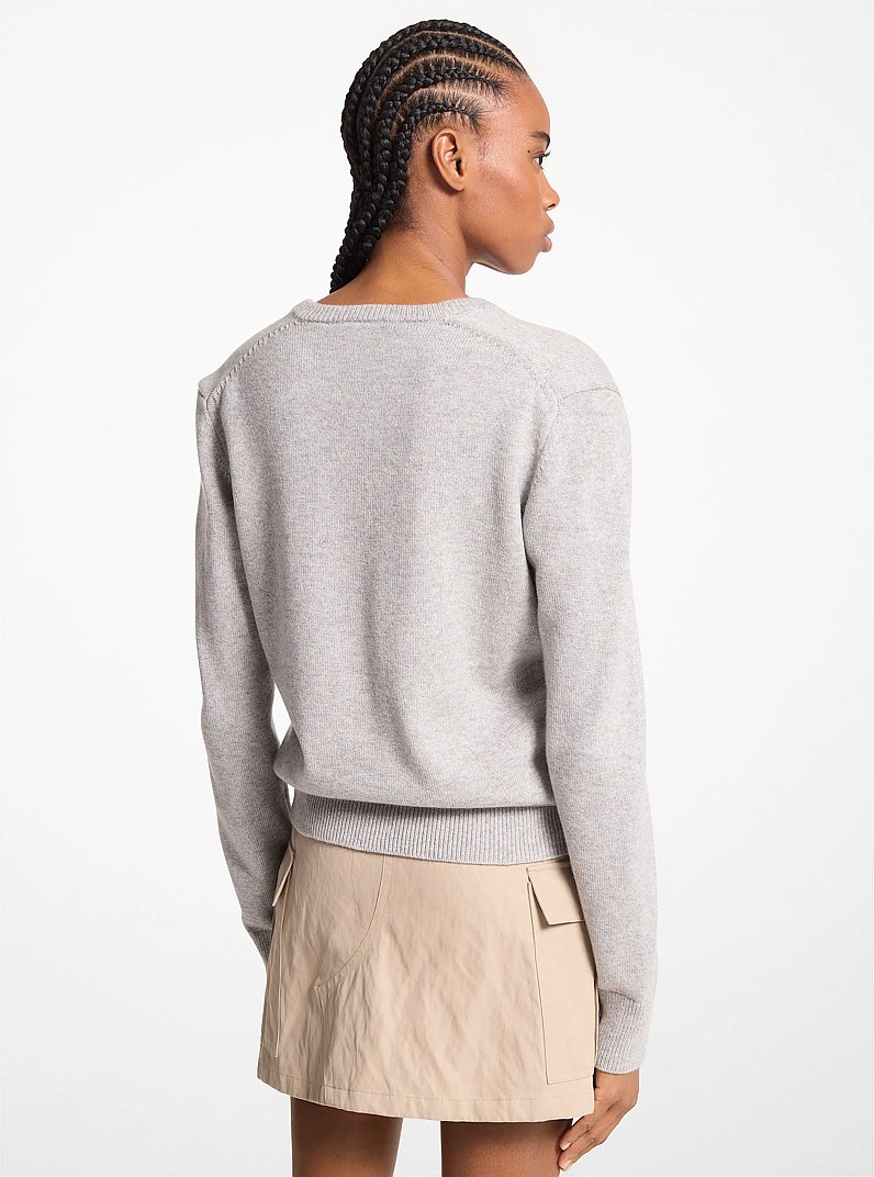Cashmere Sweater in PEARL GREY | Michael Kors
