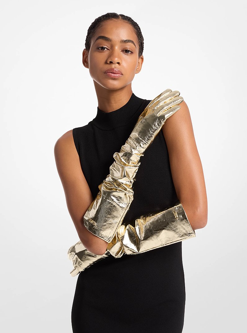 Handschuhe Opera aus Leder in GOLDTON | Michael Kors
