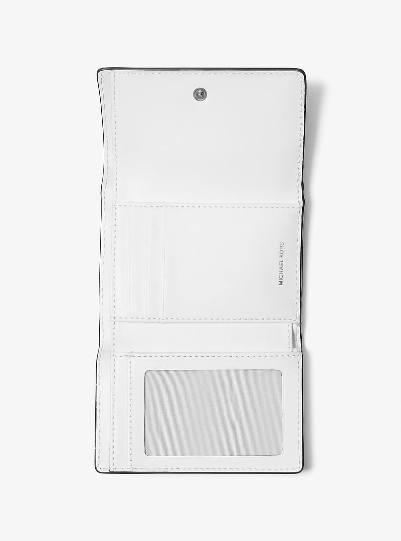 Bryant Medium Pebbled Leather Wallet in OPTIC WHITE | Michael Kors
