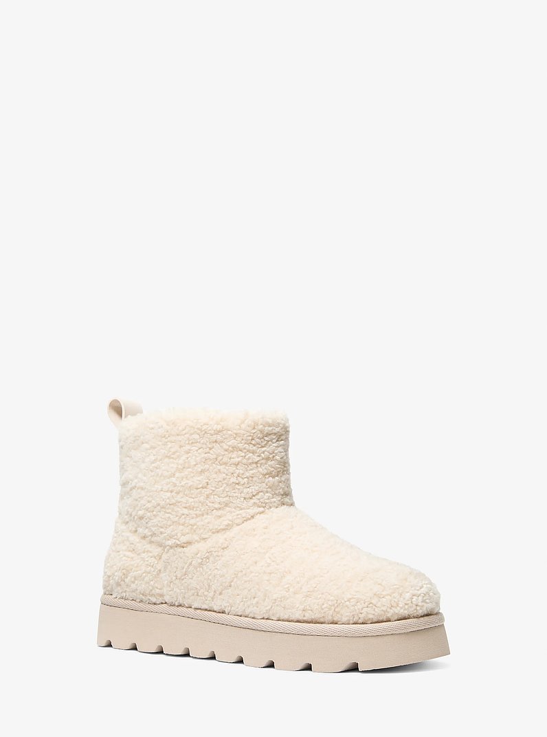 Winnie Faux Shearling Boot in NATURAL | Michael Kors