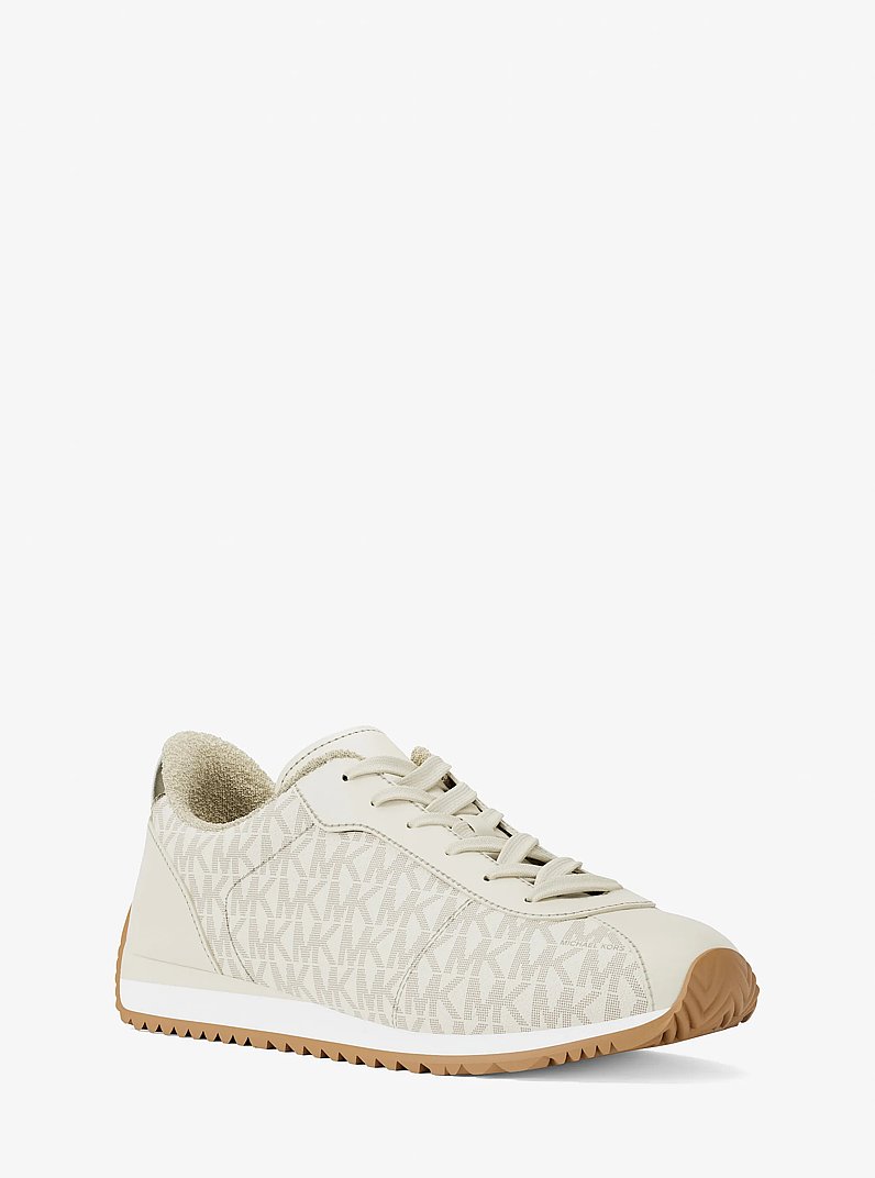 Rhodes Signature Logo Trainer in VANILLA | Michael Kors