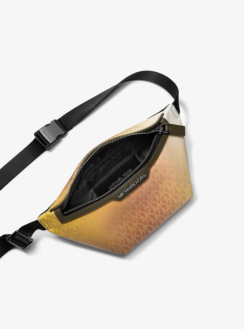Cooper Ombr&eacute; Signature Logo Sling Pack in OLIVE COMBO | Michael Kors