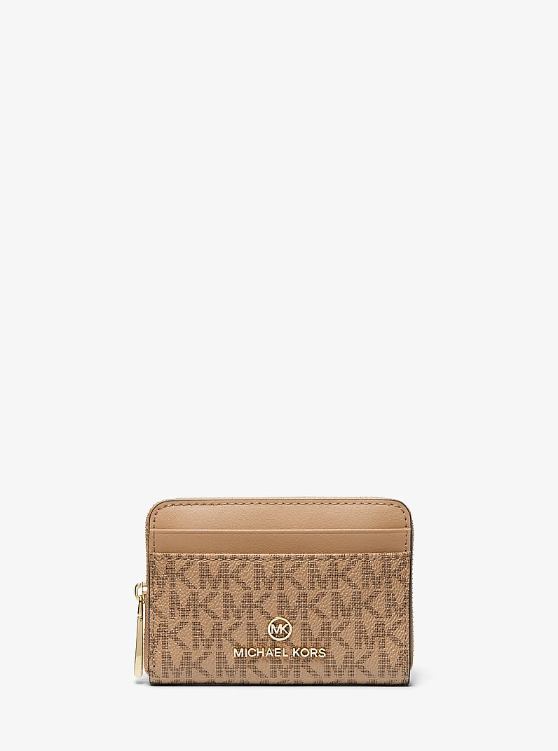 Jet Set Small Logo Wallet in CAMEL | Michael Kors