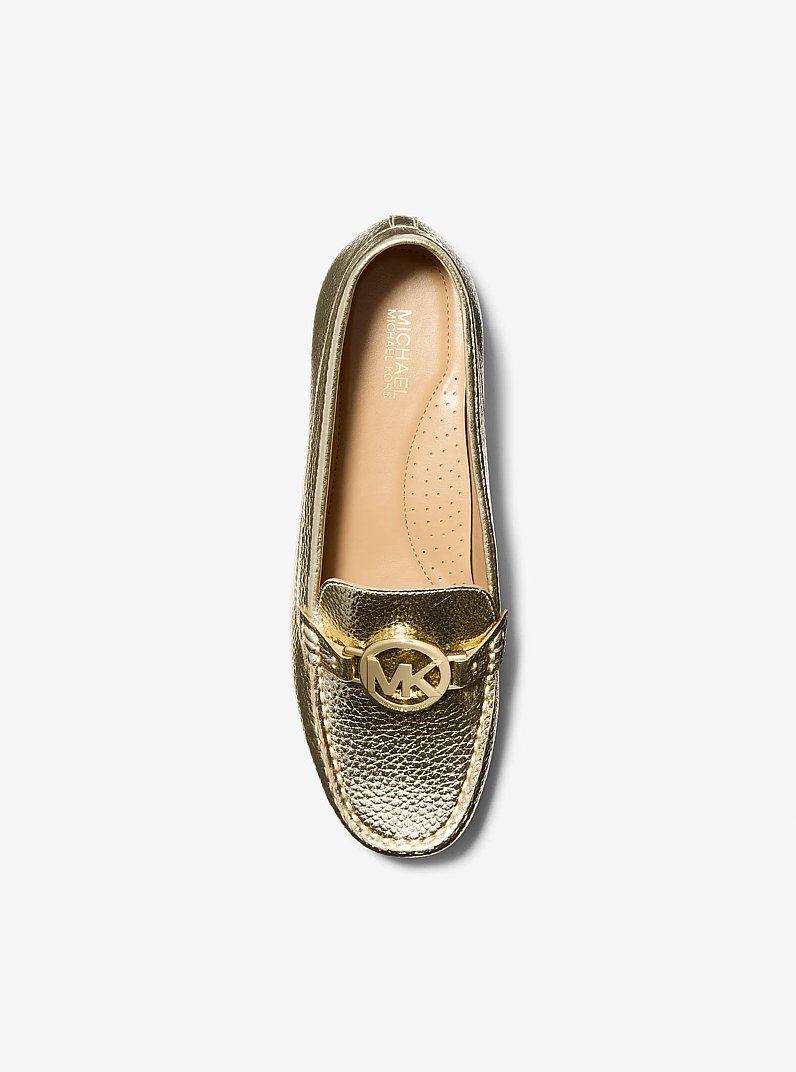 Fulton Metallic Moccasin in PALE GOLD | Michael Kors