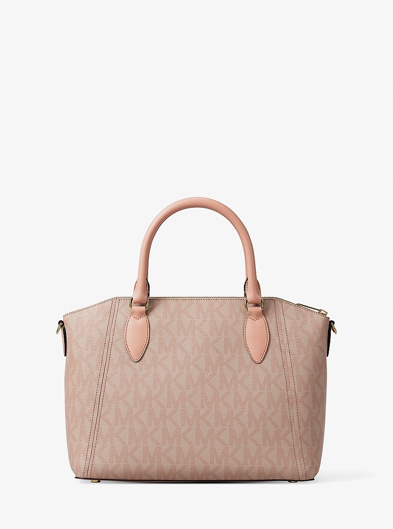 Borsa a mano Sienna media con stampa logo in BALLET | Michael Kors