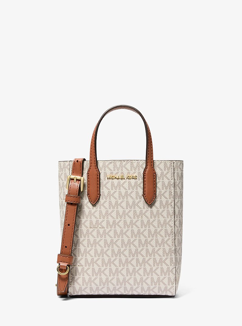 Vincent Extra-Small Logo Crossbody Bag With Card Case in VANILLA
