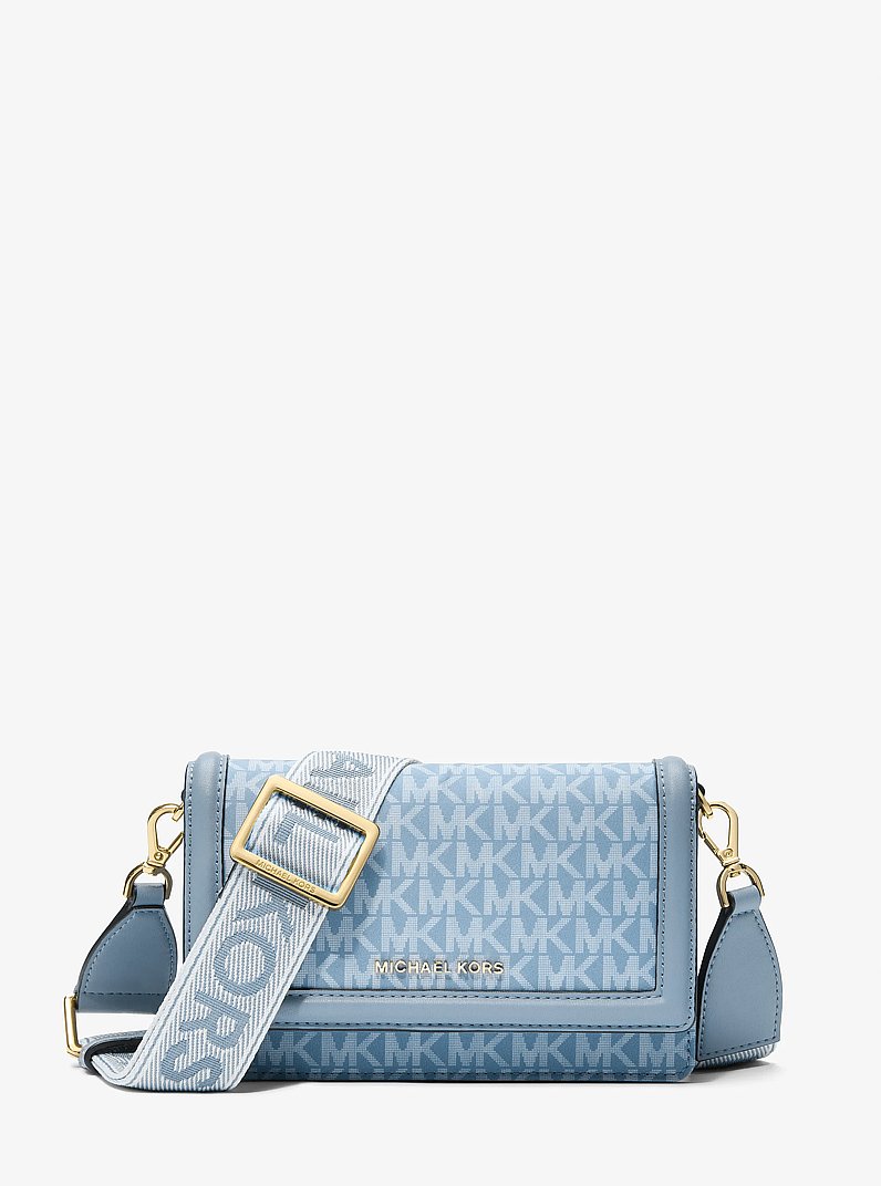 Petit sac &agrave; bandouli&egrave;re pour t&eacute;l&eacute;phone intelligent Jet Set &agrave; logo Signature in CHAMBRAI | Michael Kors
