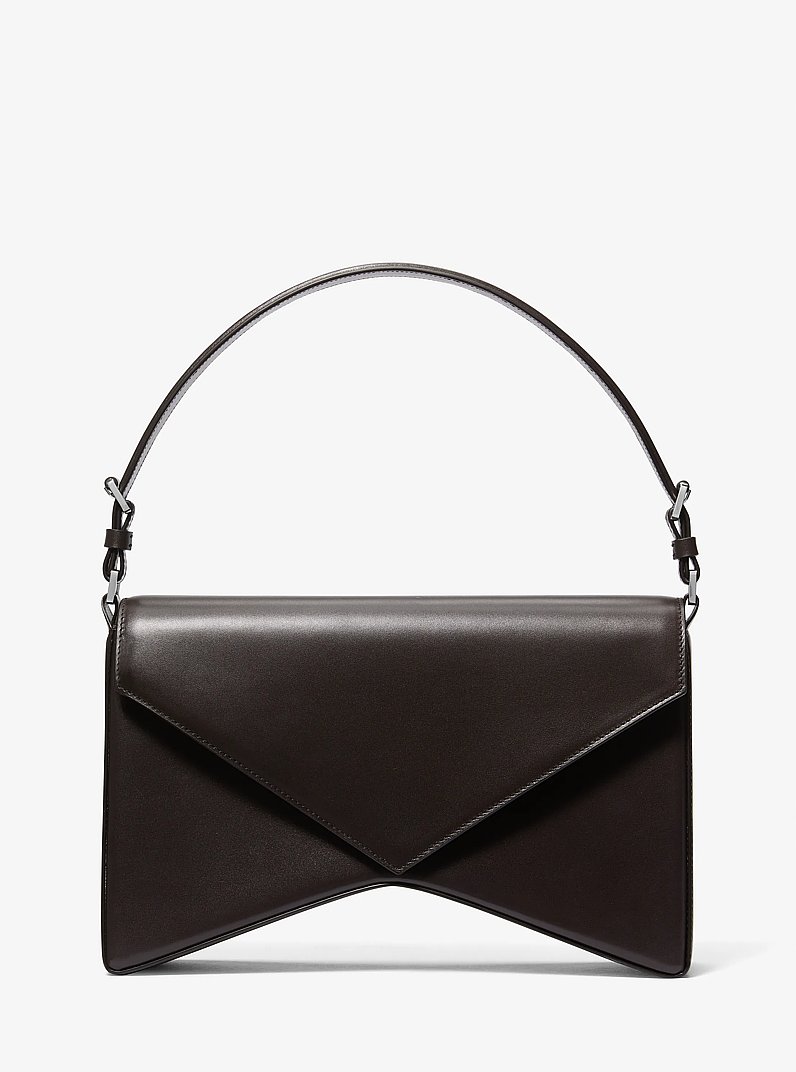 Bolso grande Manhatta de cuero in CHOCOLATE | Michael Kors