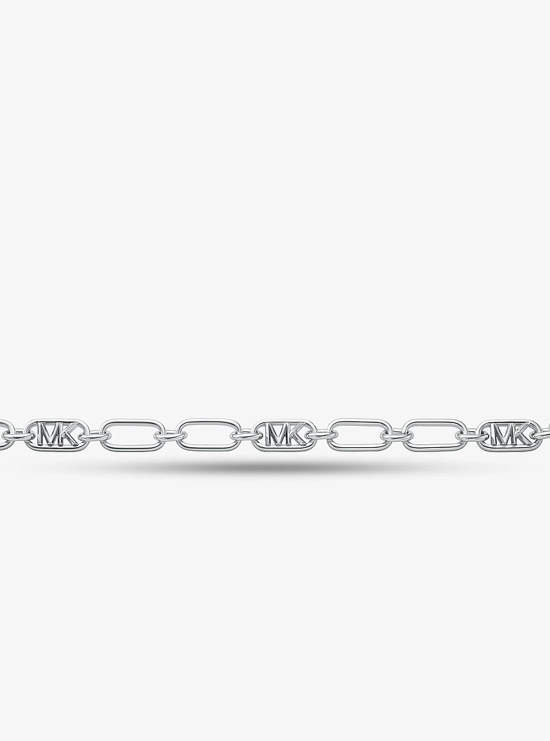 Precious Metal-Plated Brass Chain Link Necklace
