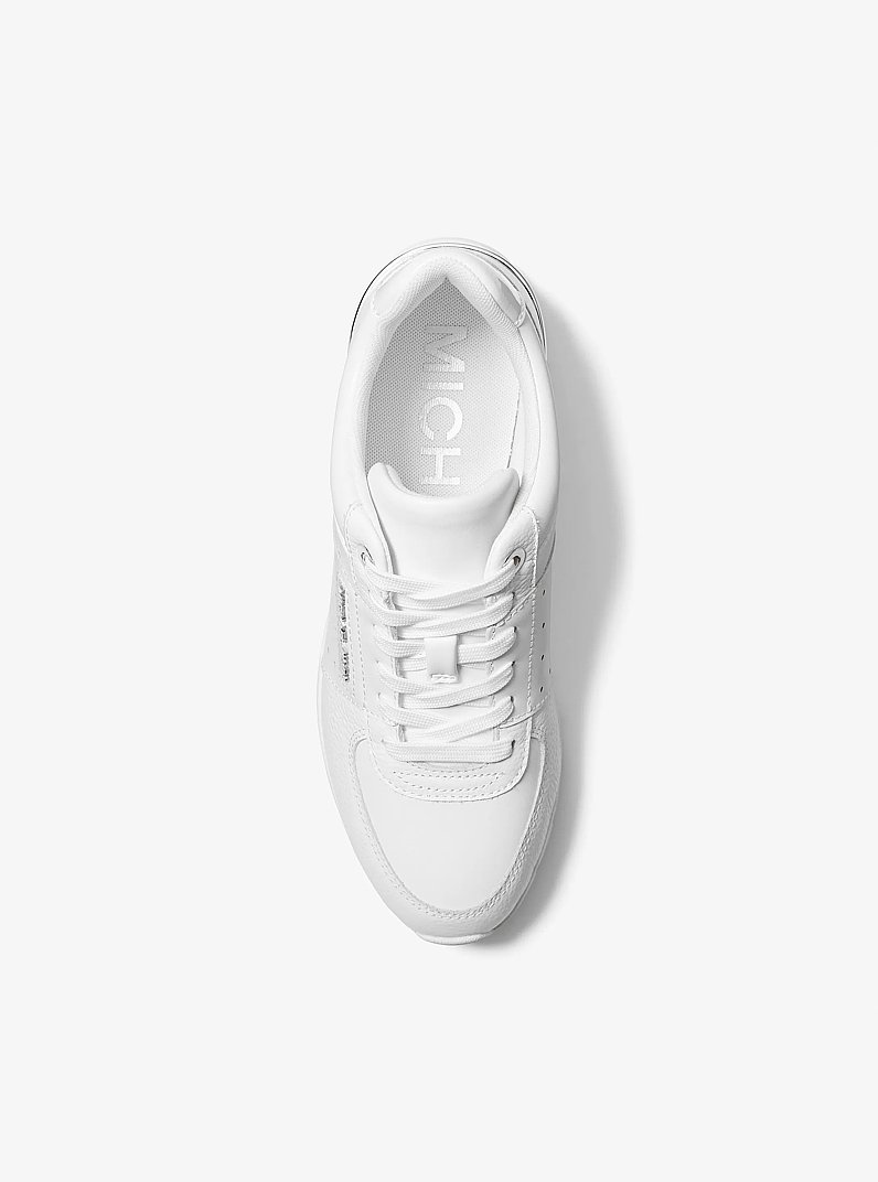Artis Leather Trainer in OPTIC WHITE | Michael Kors