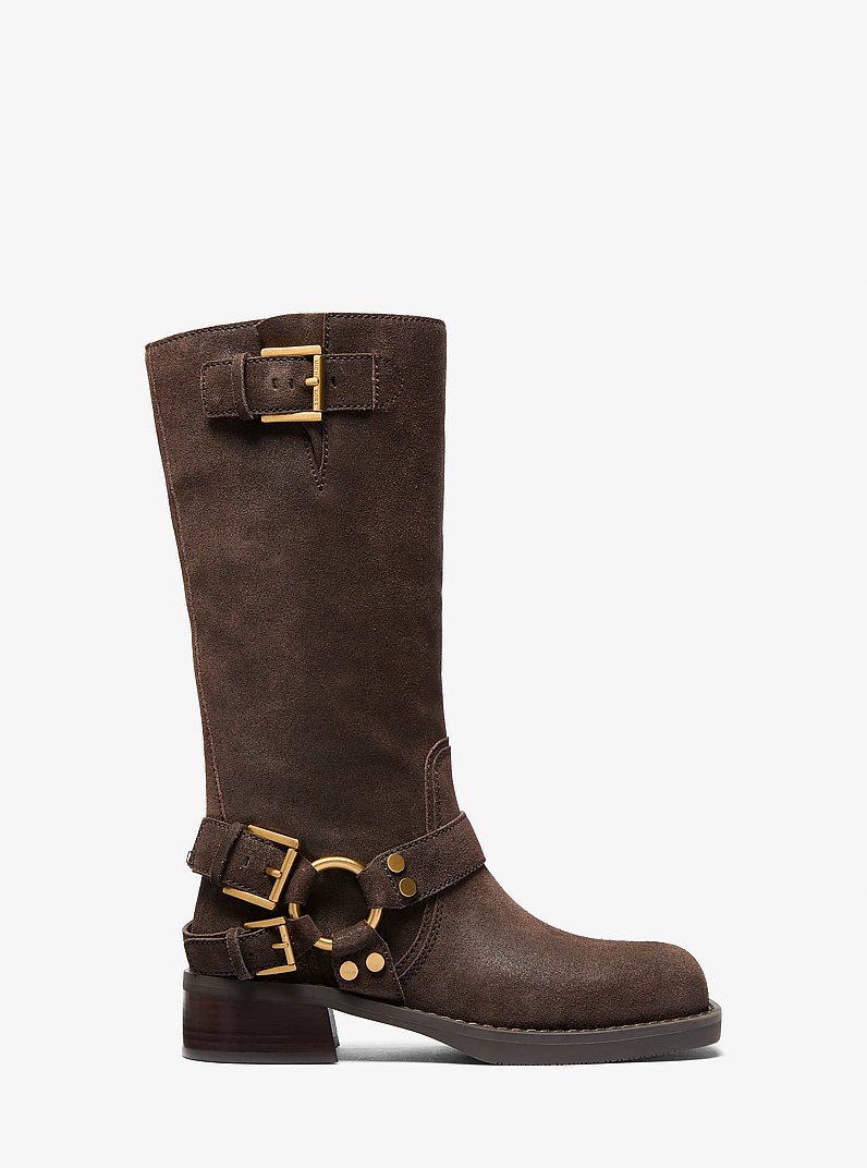 Botte de moto Crosby en daim