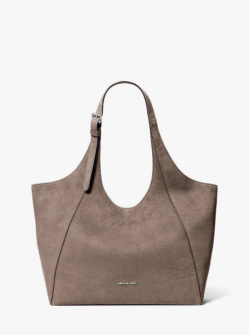 Bernie Large Tote Bag in MUSHROOM | Michael Kors