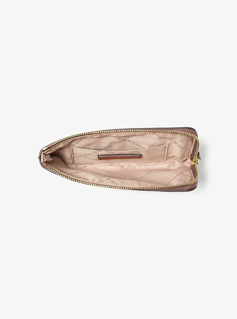 Jet Set Travel Small Wristlet in LUGGAGE | Michael Kors