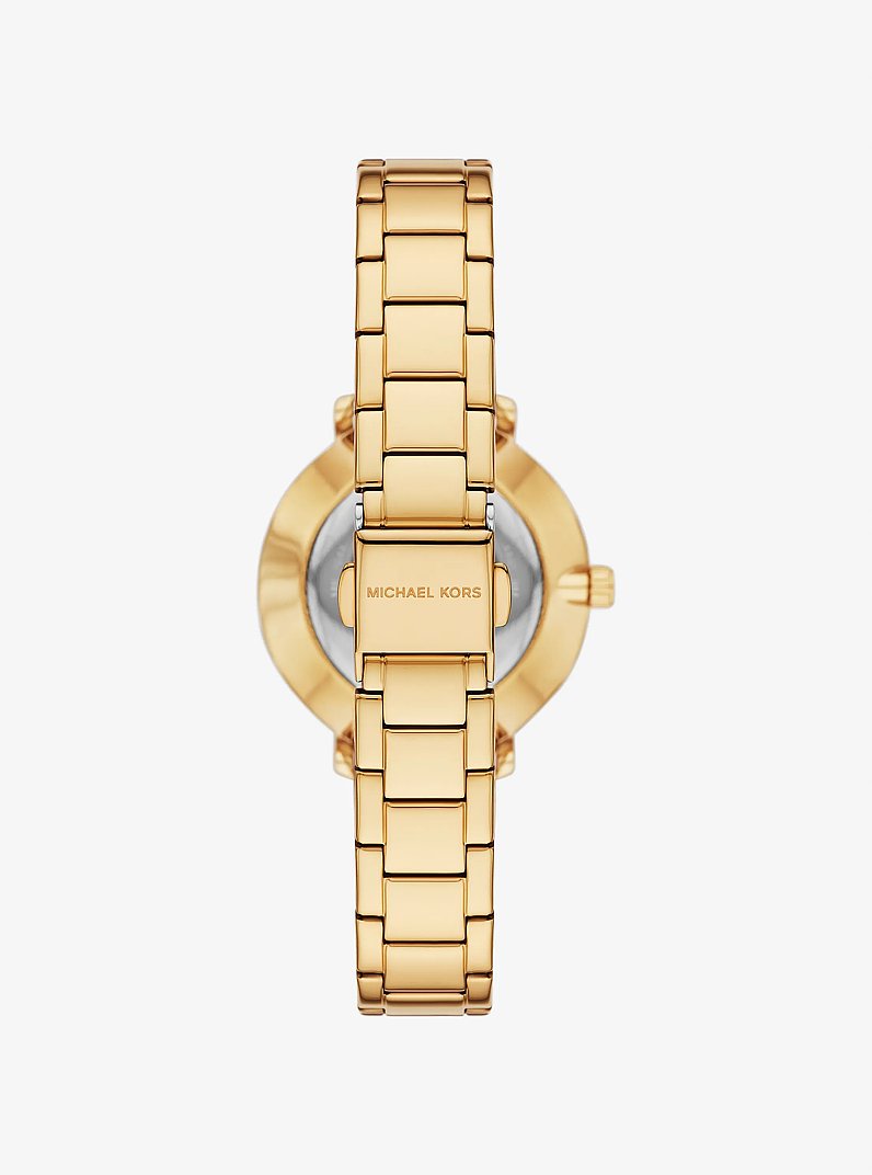 Set regalo orologio Pyper mini e gioielli tonalit&agrave; oro con pav&eacute; in ORO | Michael Kors