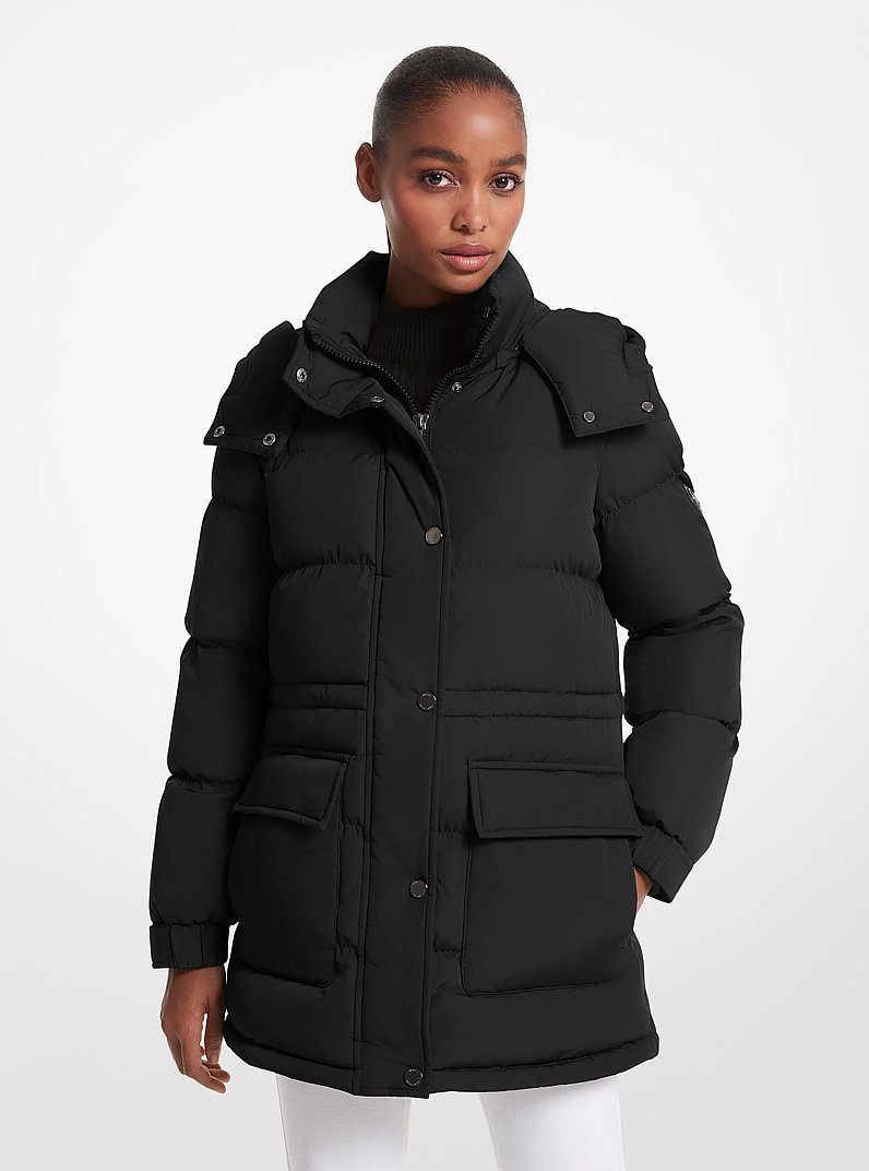 Quilted Puffer Jacket in BLACK | Michael Kors