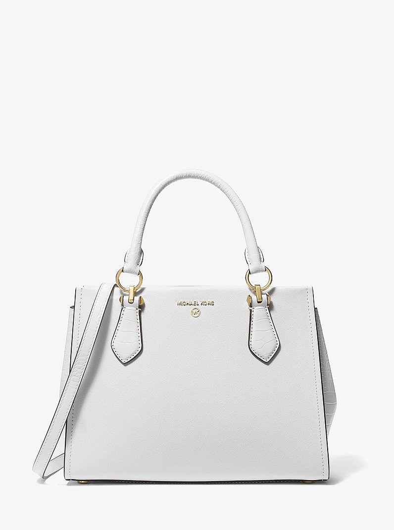 Marilyn Medium Saffiano Leather Satchel
