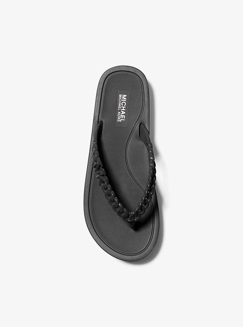 Zaza Platform Flip Flop in BLACK | Michael Kors
