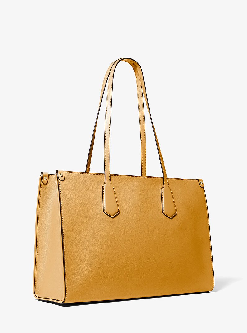 Borsa tote Maple grande in pelle Saffiano in CALENDULA | Michael Kors