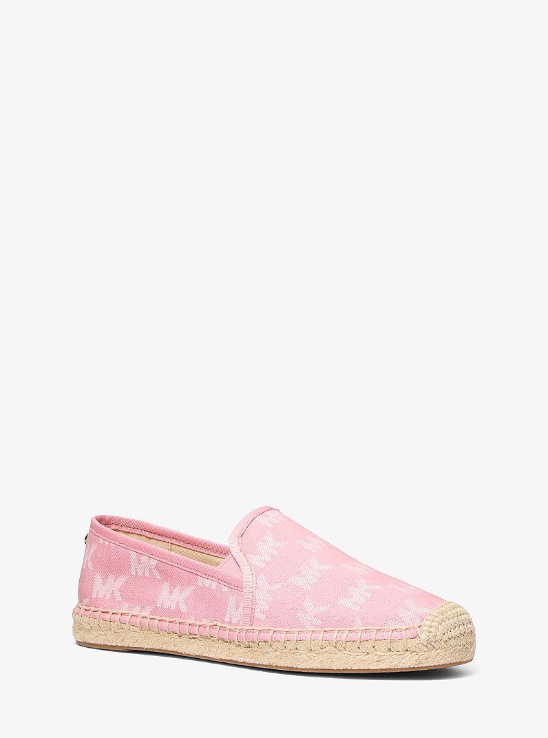 Espadrille Hastings en jacquard &agrave; logo in LAV&Eacute; CARNATION | Michael Kors