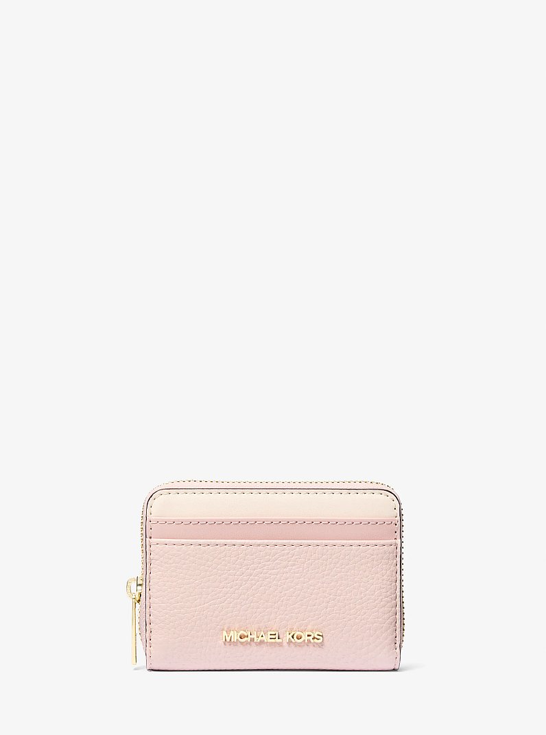 Jet Set Travel Medium Color-Block Wallet in POWDER BLUSH | Michael Kors