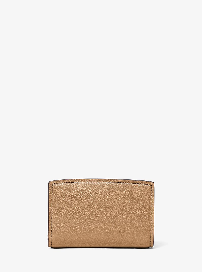 Bryant Medium Pebbled Leather Wallet in HUSK | Michael Kors