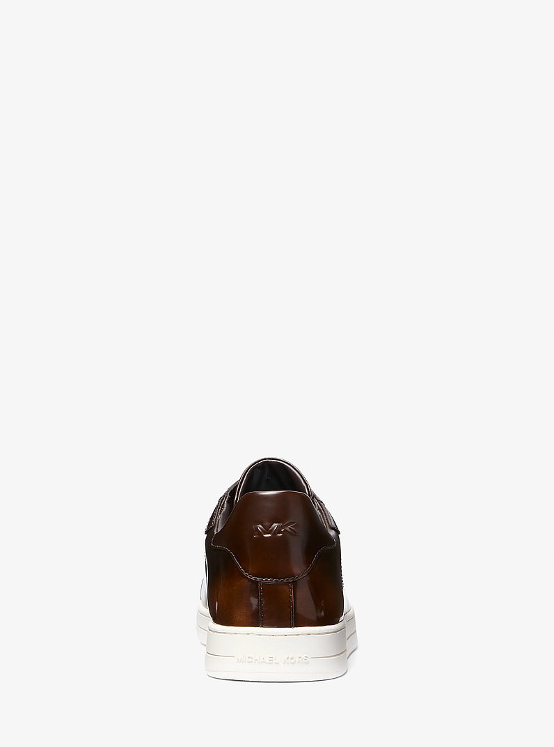 Espadrille Keating en cuir bruni in LUGGAGE | Michael Kors