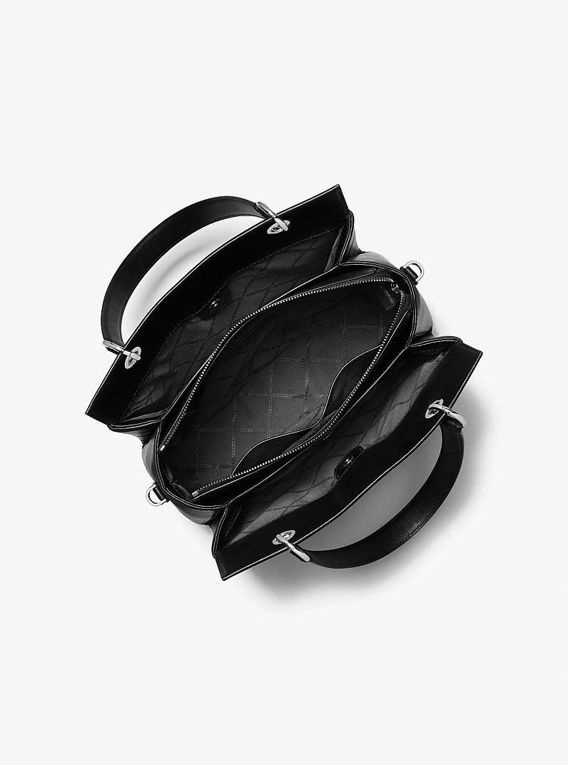 Susan Medium Quilted Leather Satchel