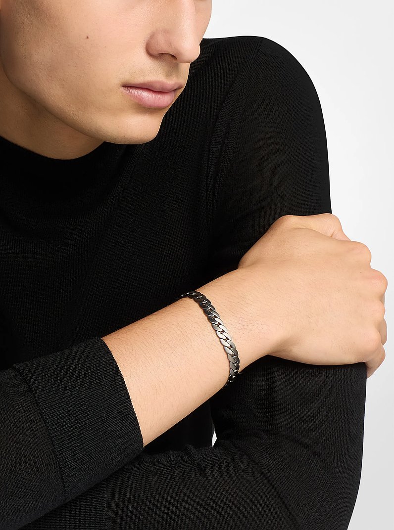 Bracelet en acier inoxydable in GRIS ACIER | Michael Kors