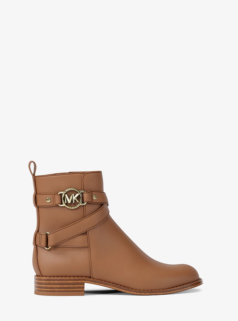 Rory Leather Ankle Boot in LUGGAGE | Michael Kors