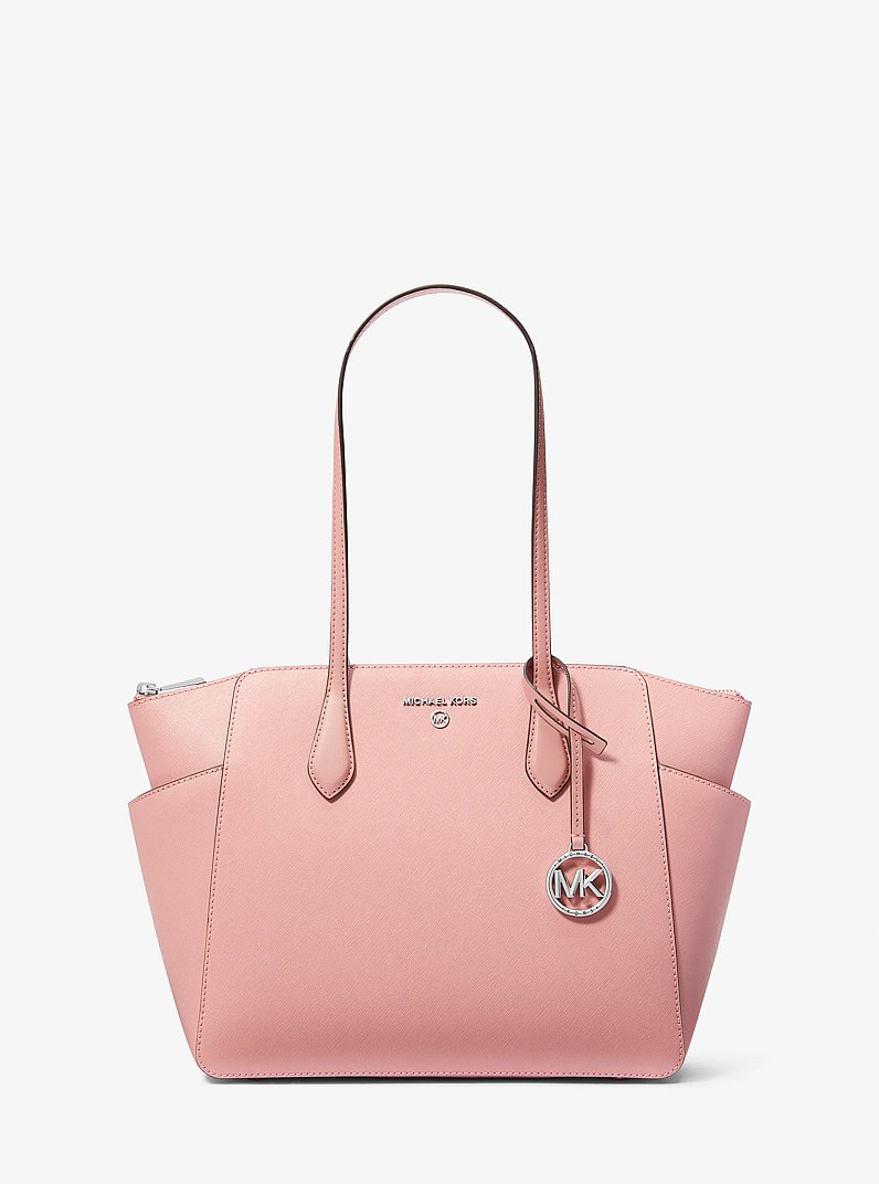 Marilyn Medium Saffiano Leather Tote Bag in PRIMROSE | Michael Kors