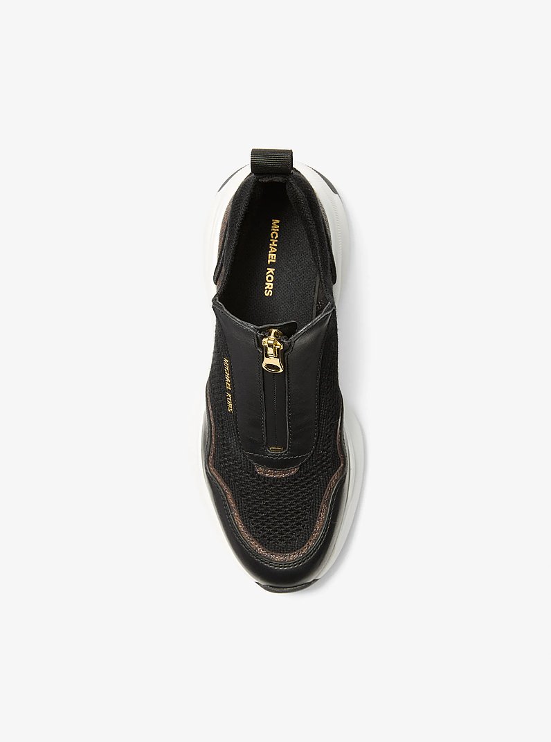 Zapatilla Zuma de materiales mixtos in NEGRO | Michael Kors